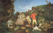 Gustave Courbet Jagdfruhstuck Spain oil painting artist